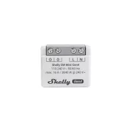   Shelly EM Mini Gen4 – fogyasztásmérő, 1 áramkörös, 16A, Wi-Fi, Bluetooth, Matter, Zigbee