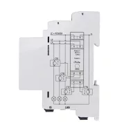   Shelly PRO 3EM 400A – fogyasztásmérő, három fázisú, nagy teljesítményű, 3x400A áramváltós, Wi-Fi, Ethernet