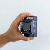   Shelly PRO 4PM – relé modul, 4 áramkörös, kapcsolóbemenettel, DIN-sínes, Wi-Fi, Ethernet, Bluetooth