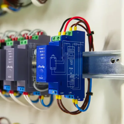 Shelly PRO Dimmer 0/1-10V PM Gen3 – dimmer modul, DIN-sines, fogyasztásmérő, Wi-Fi, Ethernet, Bluetooth