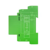   Shelly PRO Dimmer 2PM – fényerőszabályozó modul, 2 áramkörös, DIN-sínes, fogyasztásmérő, Wi-Fi, Ethernet, Bluetooth
