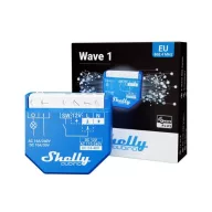   Shelly Qubino Wave 1 – relé modul, 1 áramkörös, feszültség-mentes kapcsolás, Z-Wave