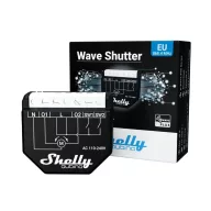   Shelly Qubino Wave Shutter – redőnyvezérlő relé, zsaluziákhoz, árnyékolókhoz, Z-Wave