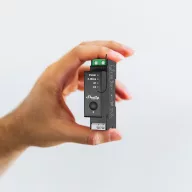   Shelly Qubino Wave PRO 2PM – relé modul, 2 áramkörös, fogyasztásmérő, DIN-sínes, Z-Wave