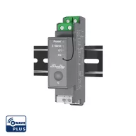   Shelly Qubino Wave PRO 2 – relé modul, 2 áramkörös, DIN-sínes, Z-Wave
