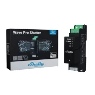   Shelly Wave Pro Shutter – relé modul, redőny és árnyékoló vezérlő, DIN-sínes, Z-Wave