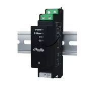  Shelly Wave Pro Shutter – relé modul, redőny és árnyékoló vezérlő, DIN-sínes, Z-Wave
