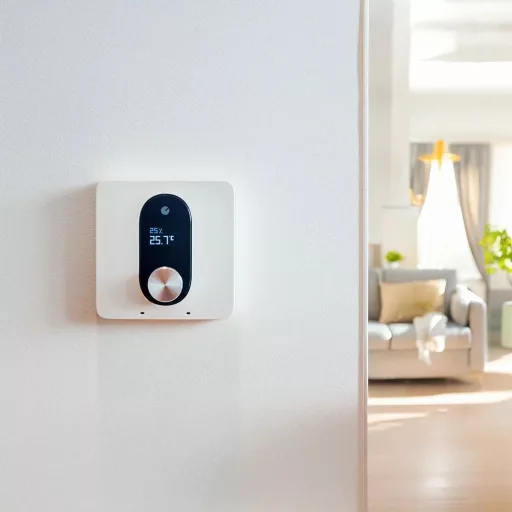 Shelly LinkedGo – padlófűtés termosztát, kijelzővel, páratartalom érzékelővel, Wi-Fi, Bluetooth