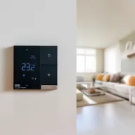   Shelly LinkedGo ST802-B – termosztát, HVAC, kijelzővel, Wi-Fi, Bluetooth