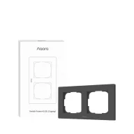   Aqara H2 Switch Frame – sorolókeret, dupla, EU, szürke (FE-X01DG)