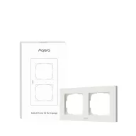   Aqara H2 Switch Frame – sorolókeret, dupla, EU, fehér (FE-X01D)