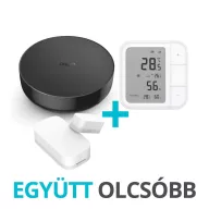   Aqara légkondícionáló vezérlő okos szett (Aqara M200 hub + W100 fali szenzor és vezérlő + ablak nyitásszenzor)