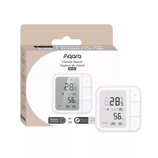 Aqara légkondícionáló vezérlő okos szett (Aqara M200 hub + W100 fali szenzor és vezérlő + ablak nyitásszenzor)