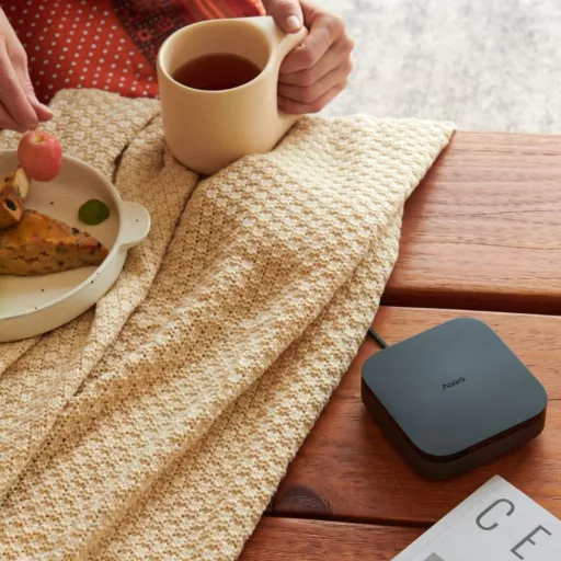 Aqara M3 Hub – központi egység hangszóróval, Ethernet, Zigbee, Thread, IR (HM-G01D)