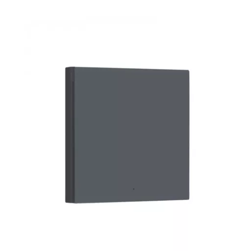 Aqara H1 Light Switch – villanykapcsoló, 1 gombos, csak fázis, Zigbee, szürke (WS-EUK01-G)