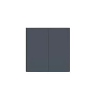   Aqara H1 Light Switch – villanykapcsoló, 2 gombos, csak fázis, Zigbee, szürke (WS-EUK02-G)