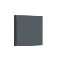   Aqara H1 Light Switch – villanykapcsoló, 2 gombos, csak fázis, Zigbee, szürke (WS-EUK02-G)