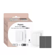   Aqara H2 Shutter Switch – kapcsoló, redőnyvezérlő, Zigbee, Thread, fehér/szürke (DS-K02D)