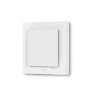   Aqara H2 Light Switch – villanykapcsoló, 1 áramkörös, 2 gombos, Zigbee, Thread, fehér és szürke (WS-K07D)