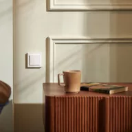  Aqara H2 Light Switch – villanykapcsoló, 1 áramkörös, 2 gombos, Zigbee, Thread, fehér és szürke (WS-K07D)