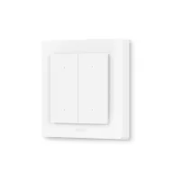   Aqara H2 Light Switch – villanykapcsoló, 2 áramkörös, 4 gombos, Zigbee, Thread, fehér és szürke (WS-K08D)