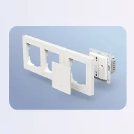   Aqara H2 Light Switch – villanykapcsoló, 2 áramkörös, 4 gombos, Zigbee, Thread, fehér és szürke (WS-K08D)