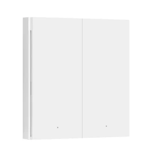 Aqara H1 Remote Switch – kapcsoló, 2 gombos, vezetéknélküli, Zigbee, fehér (WRS-R02)