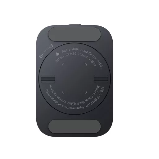 Aqara P100 Multi-State Sensor – ajtó- és ablak nyitás érzékelő, rezgés és dőlésszög szenzorral, Zigbee, Thread, szürke (VB-S03D)