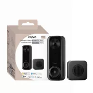   Aqara G400 Doorbell Camera – kaputelefon, AI ember, kisállat és csomag felismeréssel, Wi-Fi, fekete (DB-C03D)
