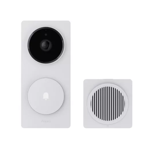 Aqara G410 Doorbell Camera Hub – videó kaputelefon, Zigbee és Thread hub, fehér (CH-C09DW)
