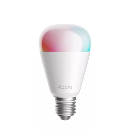 Aqara T2 LED – RGB CCT LED izzó (fehér + színes), állítható színhőmérsékletű, dimmelhető, Zigbee, Thread, E27 (LB-L02D)
