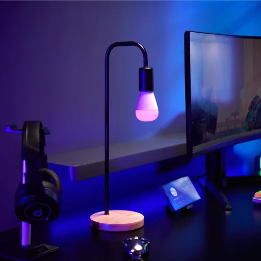 Aqara T2 LED – RGB CCT LED izzó (fehér + színes), állítható színhőmérsékletű, dimmelhető, Zigbee, Thread, E27 (LB-L02D)