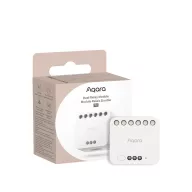   Aqara T2 Dual Relay Module – relé modul, 2 áramkörös, redőnyvezérléshez, fogyasztásmérős, Zigbee (DCM-K01)