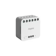   Aqara T2 Dual Relay Module – relé modul, 2 áramkörös, redőnyvezérléshez, fogyasztásmérős, Zigbee (DCM-K01)
