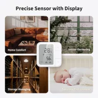   Aqara W100 Climate Sensor – klíma szenzor, vezeték nélküli, Zigbee, Thread (TH-S04D)
