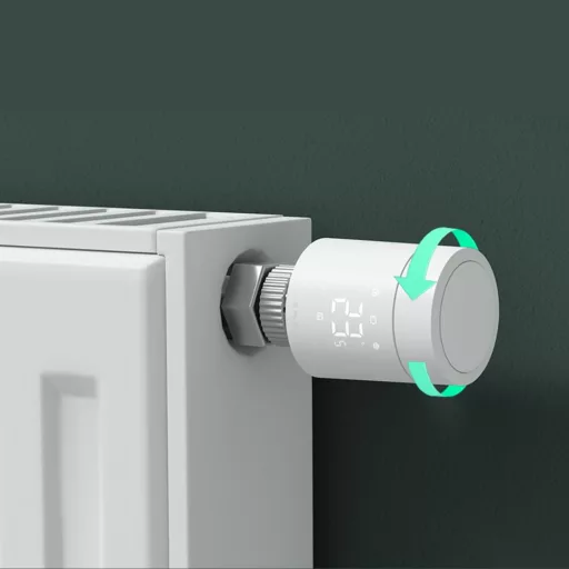 Aqara W600 Thermostat Valve – radiátorszelep, termosztatikus, Zigbee, Thread, Matter (WT-A03D)