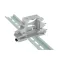 Flexi-Rail W – univerzális DIN sín adapter, Wago kötőelem tartókkal