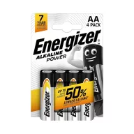   Energizer Alkaline Power – AA ceruza alkáli elem LR6 (4 db-os csomag)