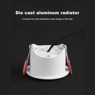   Gledopto GL-D-009P Downlight Pro – RGBCCT LED süllyesztett spot lámpa, 800 lumen, Zigbee, RF 2.4 GHz