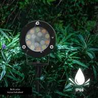   Gledopto GL-G-002P Garden Light Pro – kerti RGB+CCT spot lámpa, 230V, Zigbee, RF 2.4 GHz