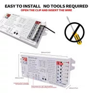   Gledopto GL-C-201P Pro LED Controller – 5-in-1-ben LED vezérlő, kapcsolóbemenettel, Zigbee, RF 2.4 GHz