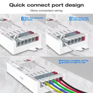   Gledopto GL-C-211WL WLED PWM Controller – analóg LED szalag vezérlő (egyszínű, CCT, RGB, RGBW, RGB CCT), Wi-Fi