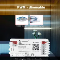   Gledopto Matter Smart LED Controller – 5-az-1-ben RGBCCT LED vezérlő, 20A, Wi-Fi, Matter, (GL-C-218M)