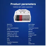   Gledopto GL-C-301P Pro+ LED Controller – 5-in-1-ben ultra mini LED vezérlő, kapcsolóbemenettel, Zigbee, RF 2.4 GHz