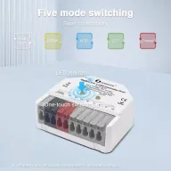   Gledopto GL-C-301P Pro+ LED Controller – 5-in-1-ben ultra mini LED vezérlő, kapcsolóbemenettel, Zigbee, RF 2.4 GHz
