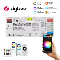   Gledopto Zigbee Pro Max – 5-az-1-ben LED vezérlő, 15A, Zigbee, RF 2.4 GHz (GL-C-601P)
