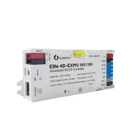   Gledopto Elite 4D-EXMU Advanced WLED Controller – négy csatornás RGBIC LED vezérlő, mikrofonnal, USB-C, ESP32, Wi-Fi, Ethernet (GL-C-618WL)
