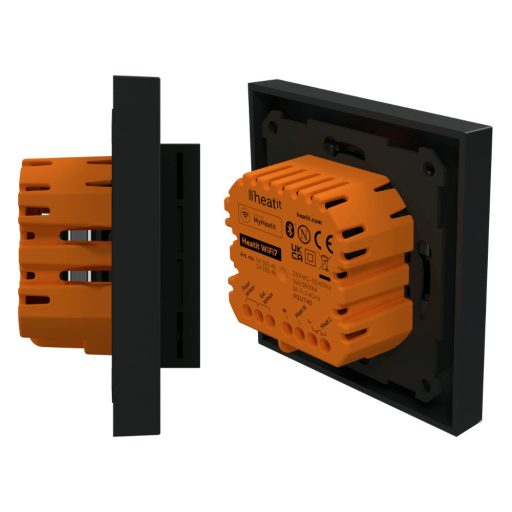 HeatIt WIFI7 – termosztát, Wi-Fi, Bluetooth, fekete (5430546)