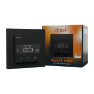   HeatIt Z-TRM6 – termosztát, Z-Wave 800, matt fekete (HEAE5430568)
