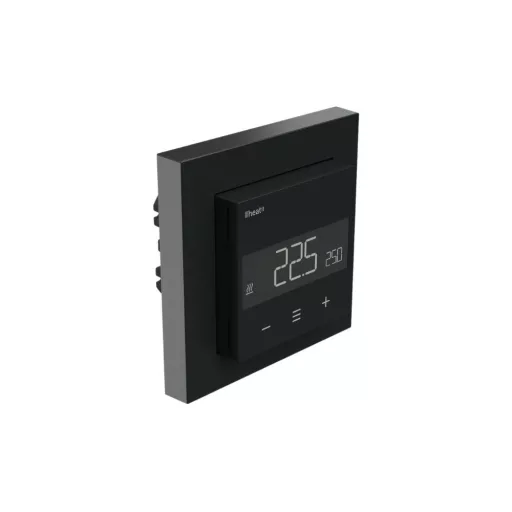 HeatIt Z-TRM6 – termosztát, Z-Wave 800, matt fekete (HEAE5430568)
